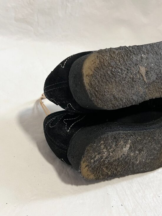 Supreme x Clarks Originals Wallabee shoe black suede mens 8.5 western stitched main image 7